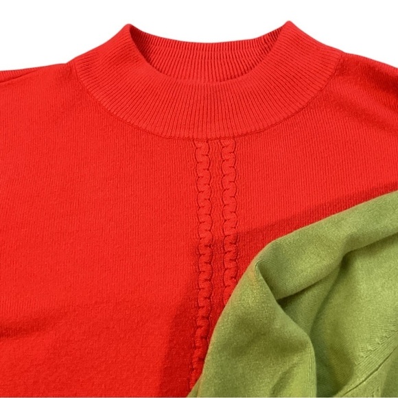 2 Vintage Mock Neck SOFT Acrylic Lightweight Sweaters, Size XL & PXL - Picture 2 of 15